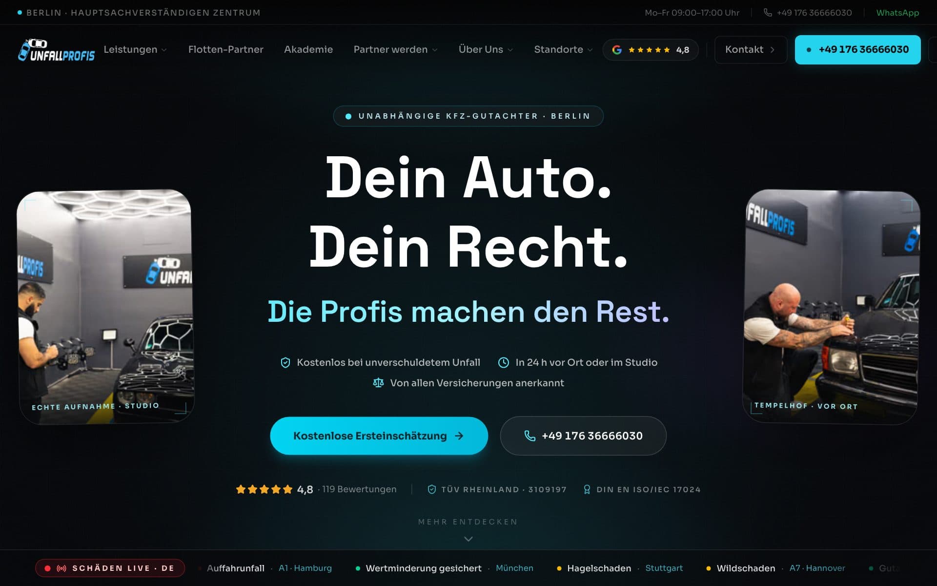 Website Unfallprofis